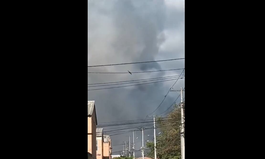 Fuerte explosión deja decenas de heridos en Colombia. Foto: captura video/ EL TIEMPO/ GDA