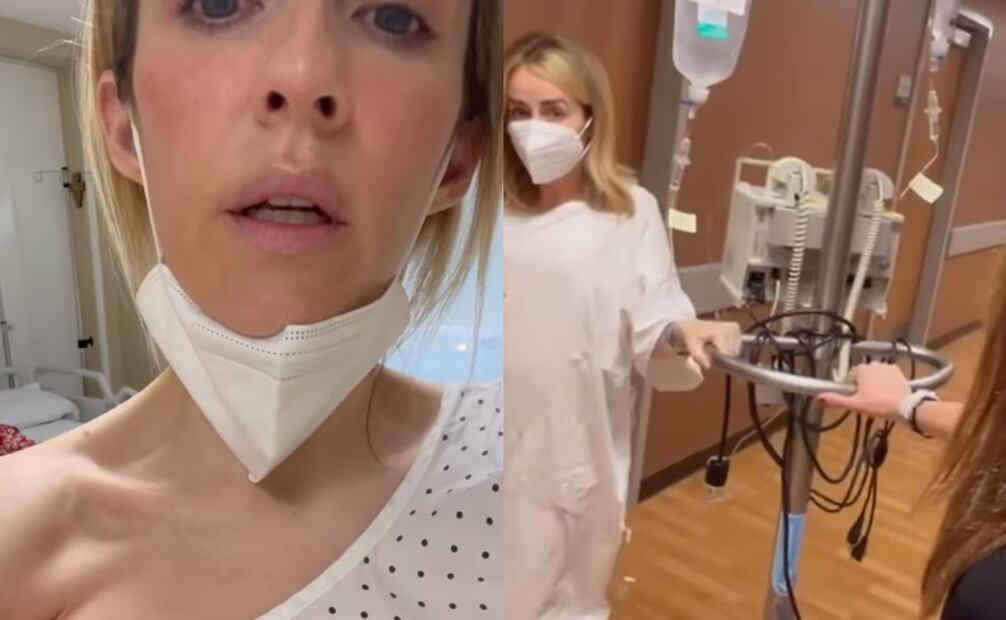 La conductora muestra el difícil proceso que atravesó debido al cáncer de mama.Foto: Instagram de la famosa.