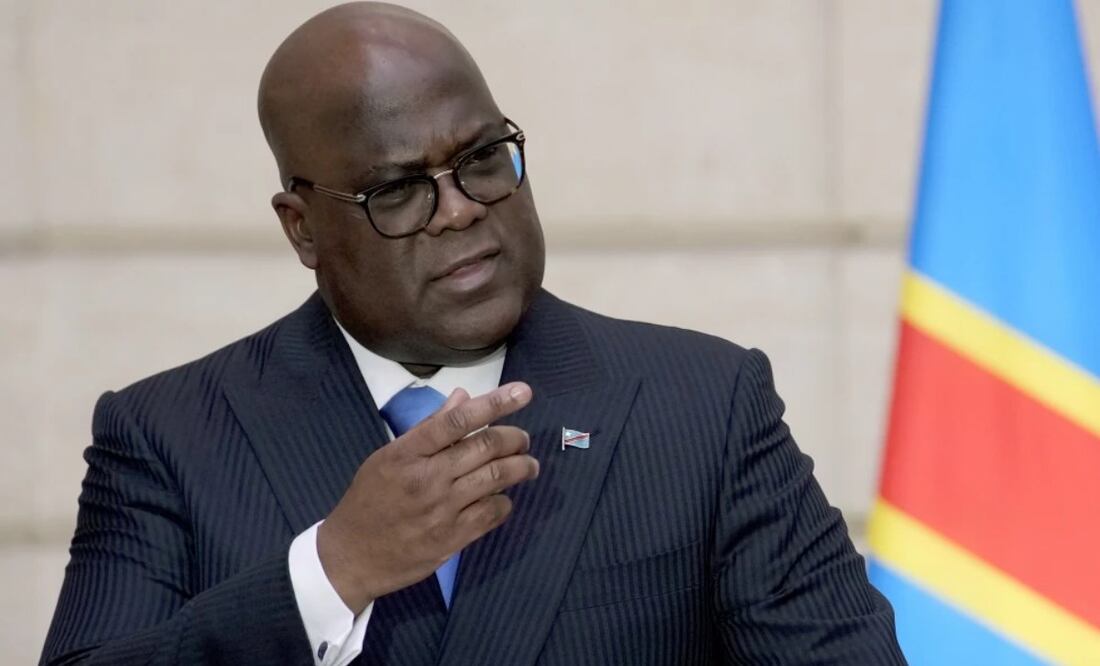El presidente de República Democrática del Congo, Felix Tshisekedi, no especifica qué tipo de ayuda militar requiere de Estados Unidos. Foto: AP / Archivo