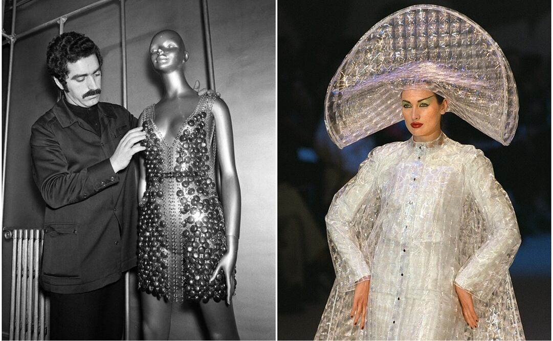Diseños de Paco Rabanne. Fotos: AFP