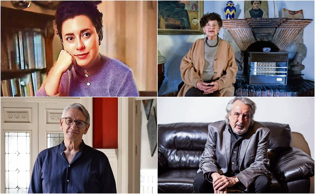 El Congreso será un homenaje a Rosario Castellanos (arriba, izq.) por su centenario; a Margo Glantz, por sus 95 años; a Alberto Ruy Sánchez (abajo, izq.), Premio Excelencia en las Letras “José Emilio Pacheco” 2025; y a Hernán Lara Zavala, recientemente fallecido. Fotos: Archivo EL UNIVERSAL