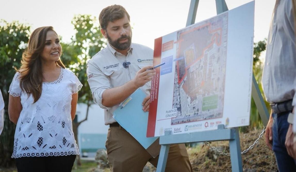 Impulsan Torre de Especialidades en Cancún; proyecto de IMSS-Bienestar beneficiará a 835 mil personas. Foto: Especial