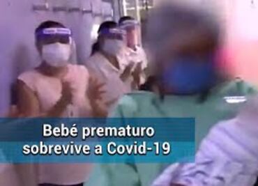 Dan de alta a bebé prematuro de madre con Covid-19 en hospital la Raza