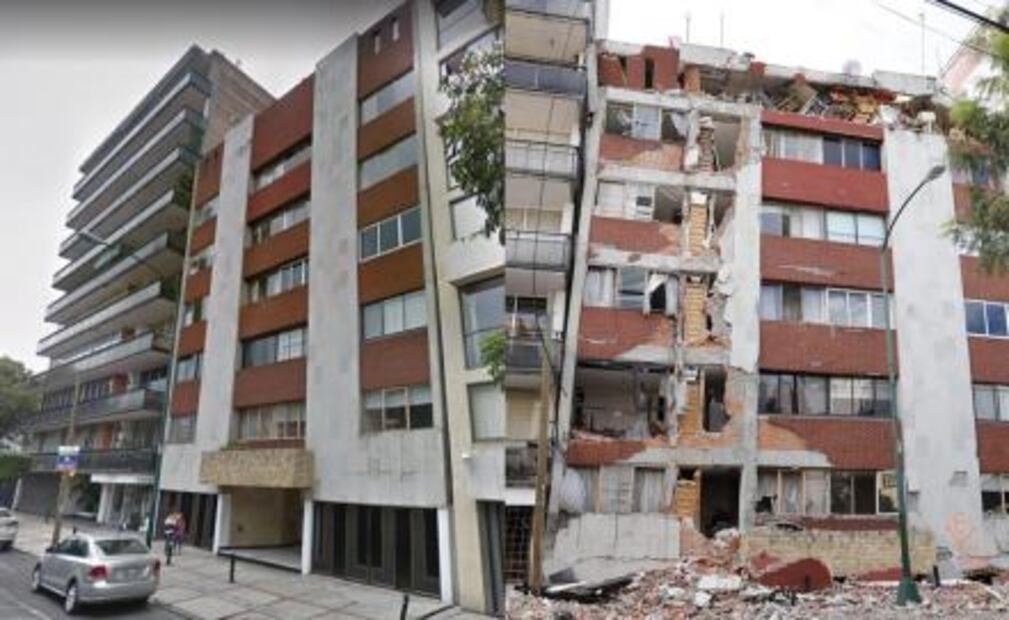 Edificios dañados por el sismo del 19-S; antes y después