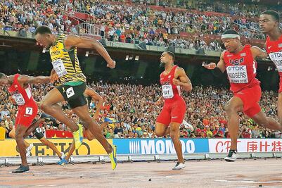 Un ‘Relámpago’ llamado Bolt gana la prueba reina