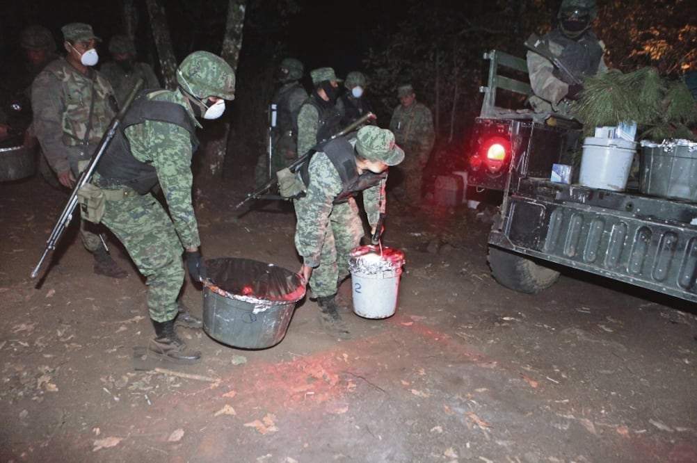 Las fuerzas se seguridad de México contarán con mejor equipo para desmantelar los laboratorios clandestinos, donde se fabrican drogas sintéticas. (ARCHIVO EL UNIVERSAL)