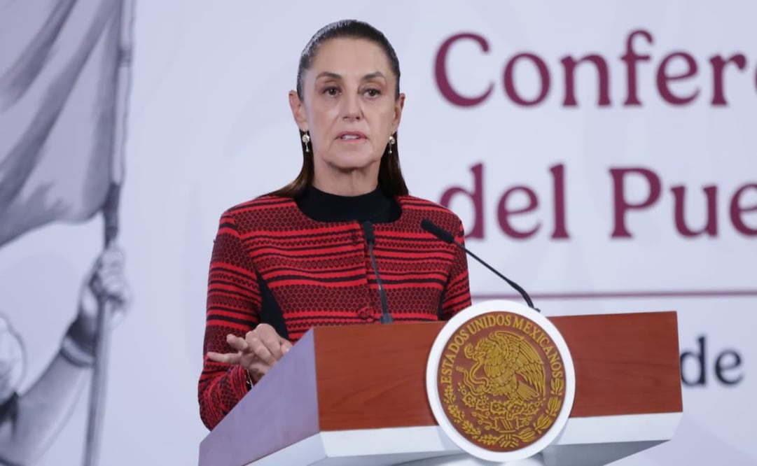 Claudia Sheinbaum Pardo en su conferencia matutina del 30 de marzo de 2026. Foto: Fernanda Rojas / EL UNIVERSAL