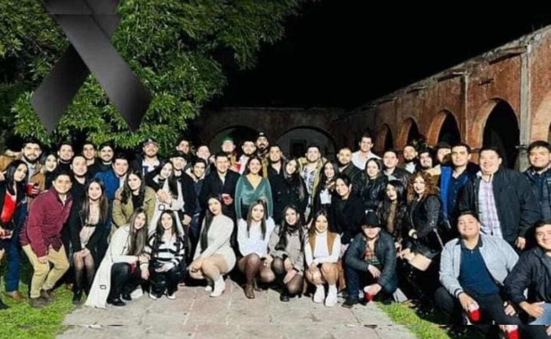 La última foto de los jóvenes antes de ser atacados por un grupo armado. Foto: Especial