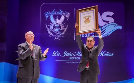 Jesús Madueña rinde protesta como rector de la Universidad Autónoma de Sinaloa