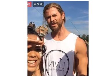 Finaliza rodaje de "Thor: Ragnarok" y elenco transmite en vivo