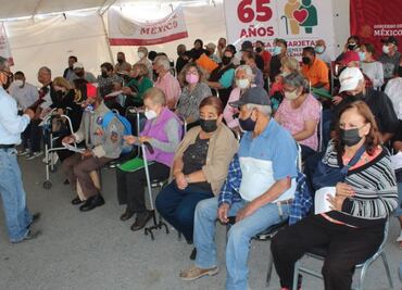 Inicia aplicación de dosis de refuerzo contra Covid-19 para adultos mayores en Saltillo