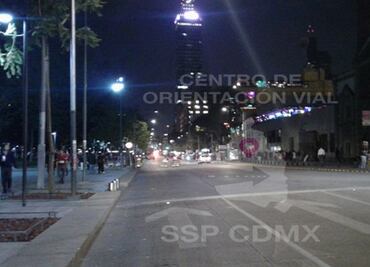 Se restablece circulación en Avenida Juárez tras mitin