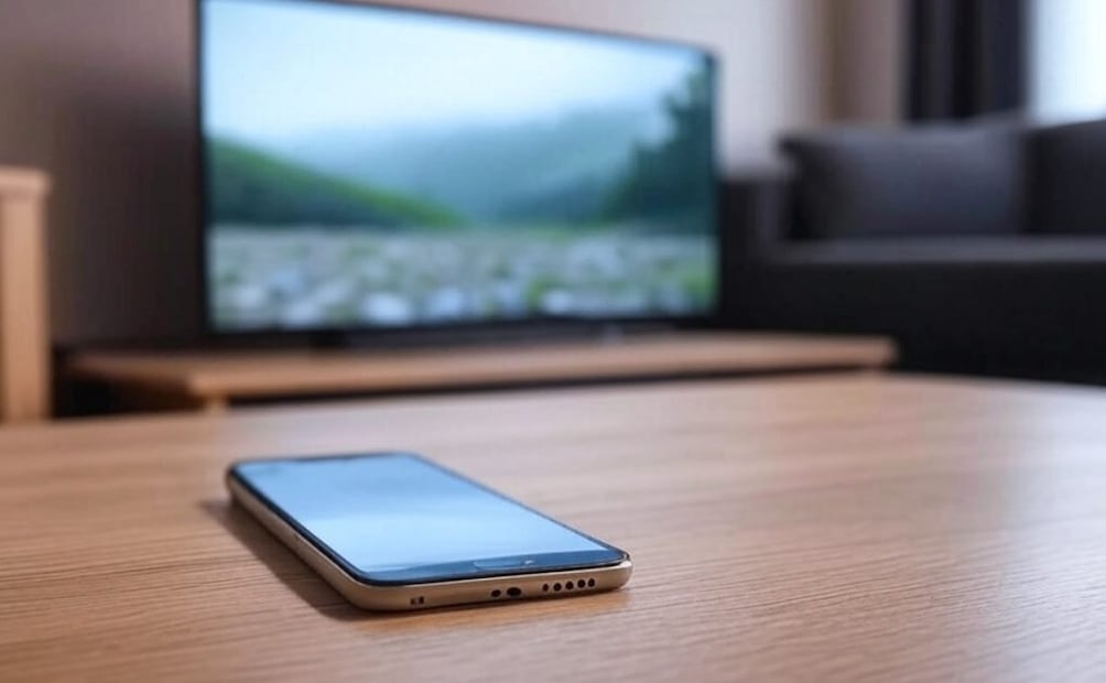 Existen diferentes métodos para compartir la pantalla de tu celular a una televisión. Foto: Imagen generada con IA