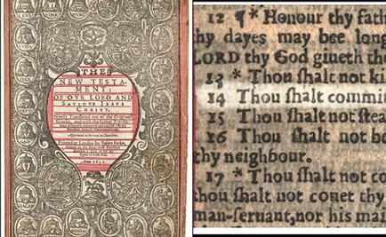 La Biblia "maldita" que costó la vida a un editor