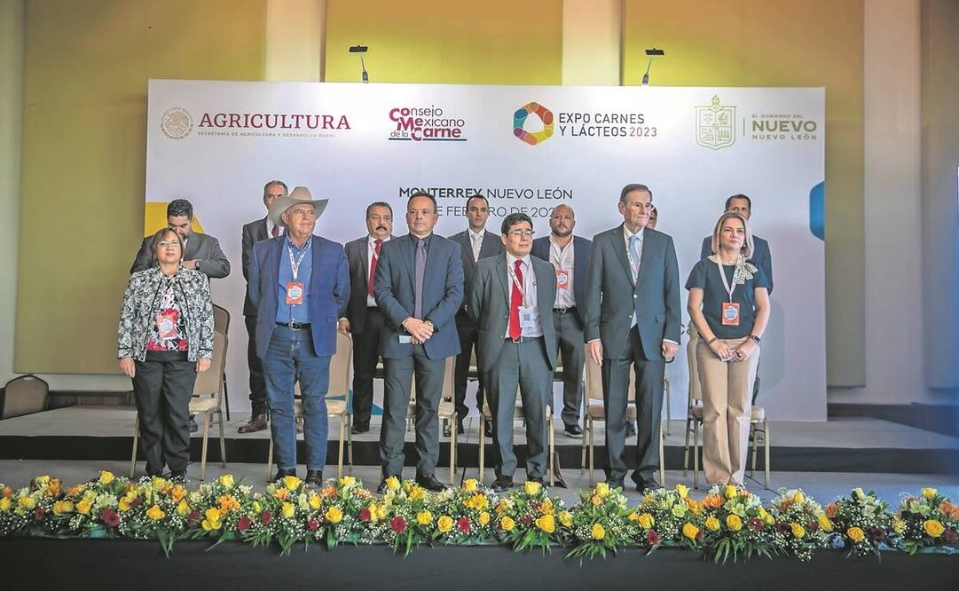 Directivos del Consejo Mexicano de la Carne rindieron protesta en el contexto de la Expo Carnes Lácteos celebrada en Monterrey.