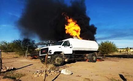 Se incendia bodega clandestina de gasolina en Sonora