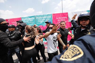 Siete detenidos tras enfrentamientos en marcha del Orgullo LGBTTTI