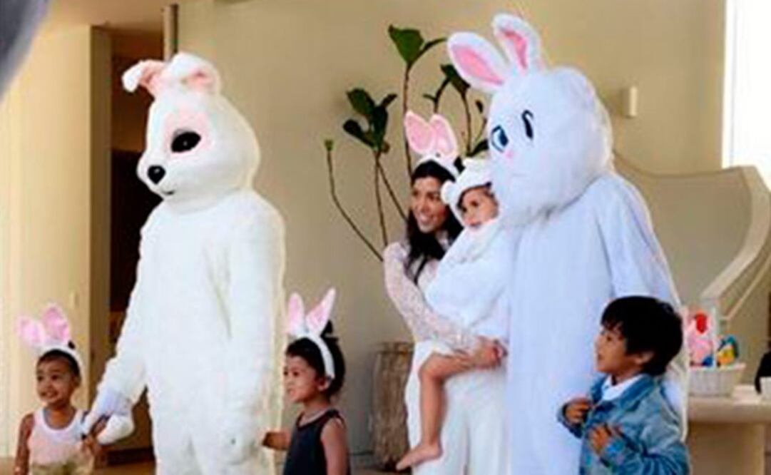 North reconoció a su papá a pesar del disfraz (TOMADO DE TWITTER)