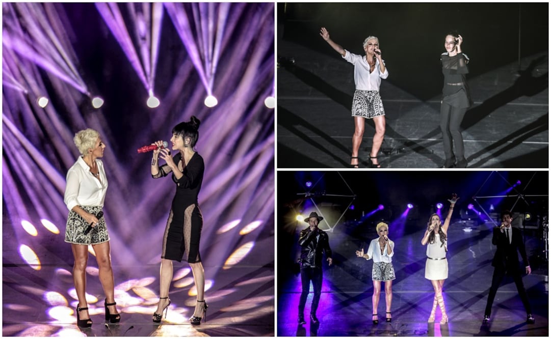 La ex Mecano con sus invitados. (RAMÓN ROMERO. EL UNIVERSAL)