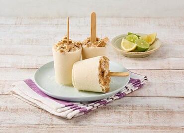 Cómo hacer paletas sabor pay de limón