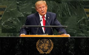 El presidente de Estados Unidos, Donald Trump, interviene durante la 81.ª sesión de la Asamblea General de las Naciones Unidas en la sede de la ONU, el martes 22 de septiembre de 2026. Foto: AP