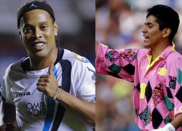 Jorge Campos y Ronaldinho lideran partido de leyendas de Conmebol