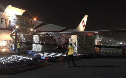 México recibe de China 50 mil kits de prueba para detectar Covid-19