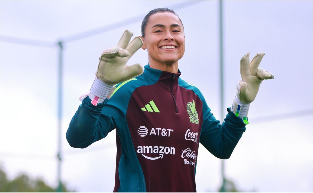 FOTO: IMAGO7 - Esthefanny Barreras lista para apoyar a sus compañeras en el arco de la Selección Mexicana; "La competencia es sana"