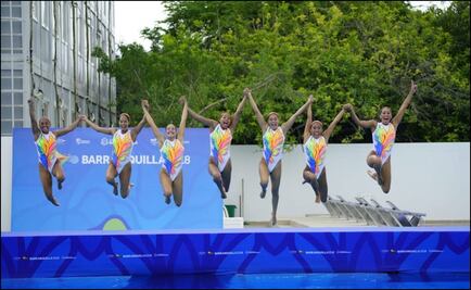México gana tercer oro en Nado Sincronizado en Barranquilla 2018