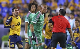 Nahuel Guzmán enloqueció en la Leagues Cup y agredió a los árbitros