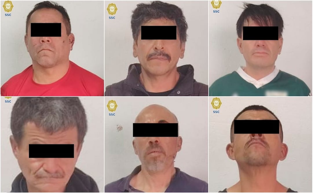 Cae "El Gato", segundo al mando del grupo criminal de "El Virus"; es detenido junto a 5 sujetos más en Azcapotzalco. Fotos: Especiales.