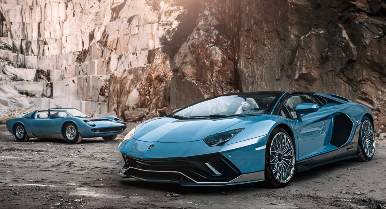 El Lamborghini Aventador Ultimae Roadster, un homenaje al Miura Roadster