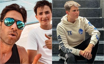 Con sólo 13 años, hijo de Sebastián Rulli casi alcanza los dos metros de estatura; ¿le incomoda?