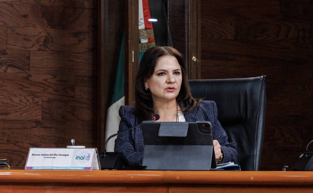 Norma Julieta del Río Venegas, comisionada del Inai. Foto: Yaretzy M. Osnaya EL UNIVERSAL