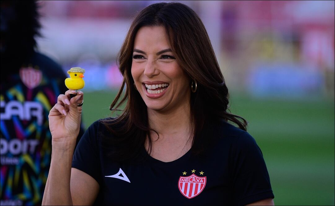 Eva Longoria en el estadio Victoria del Necaxa / Foto: Imago7