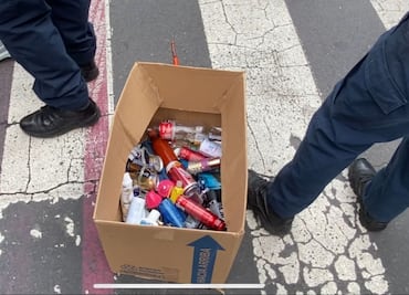 Pese a estar prohibido, ingresan bebidas alcohólicas al Zócalo previo a concierto de Grupo Firme