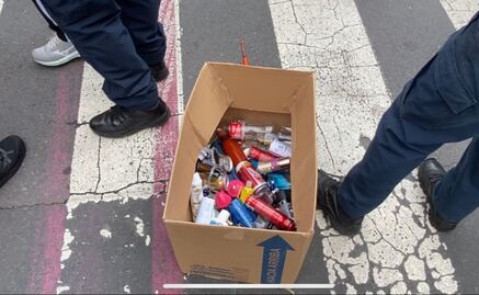 Pese a estar prohibido, ingresan bebidas alcohólicas al Zócalo previo a concierto de Grupo Firme