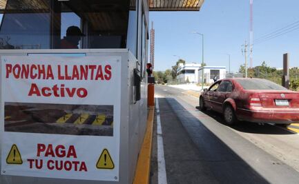 Tras sistema ponchallantas, automovilistas se quejan de baches en autopista Tenango-Ixtapan de la Sal