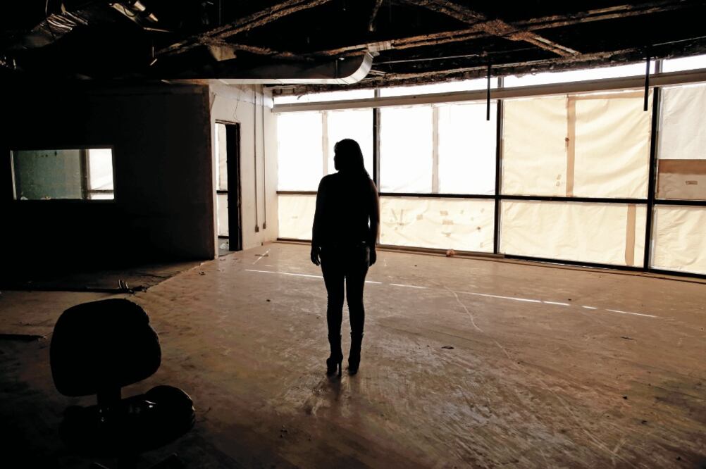 Patricia, sobreviviente de enfrentamiento (Foto: Alejandra Leyva / EL UNIVERSAL)