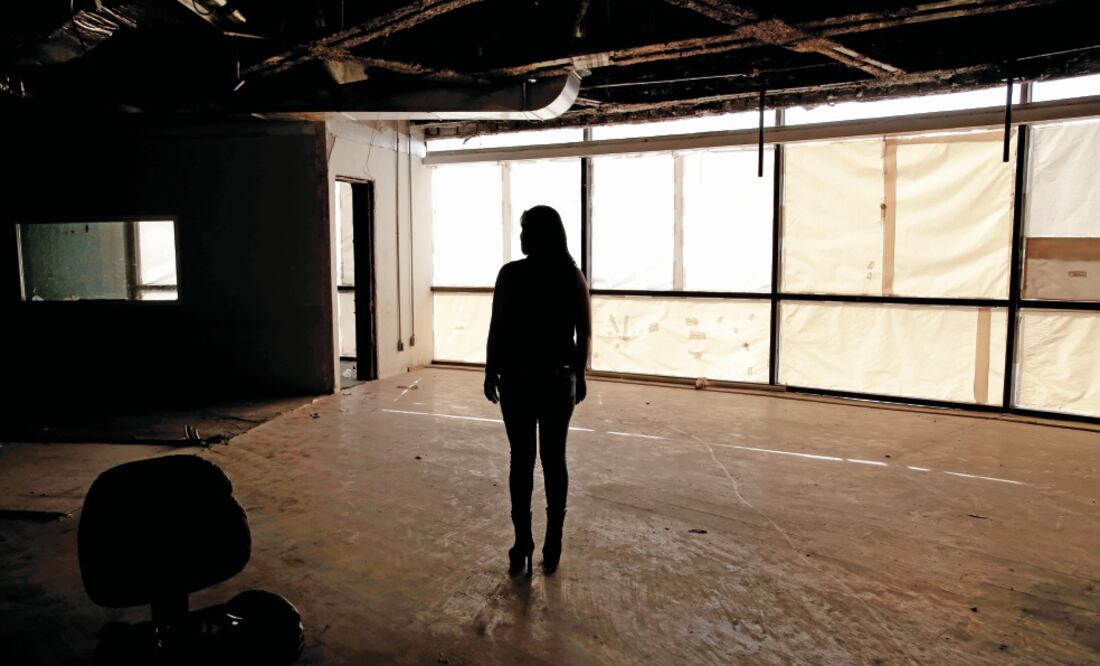 Patricia, sobreviviente de enfrentamiento (Foto: Alejandra Leyva / EL UNIVERSAL)