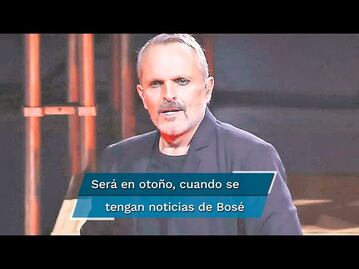 Miguel Bosé se despide por un tiempo: "Hasta aquí este tramo de viaje"