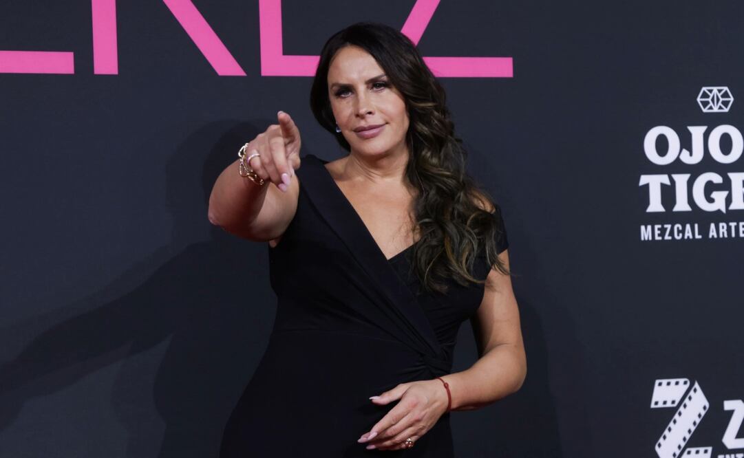 Karla Sofía Gascón durante el preestreno de la película “Emilia Pérez” en México. Foto: Carlos Odín/EL UNIVERSAL.