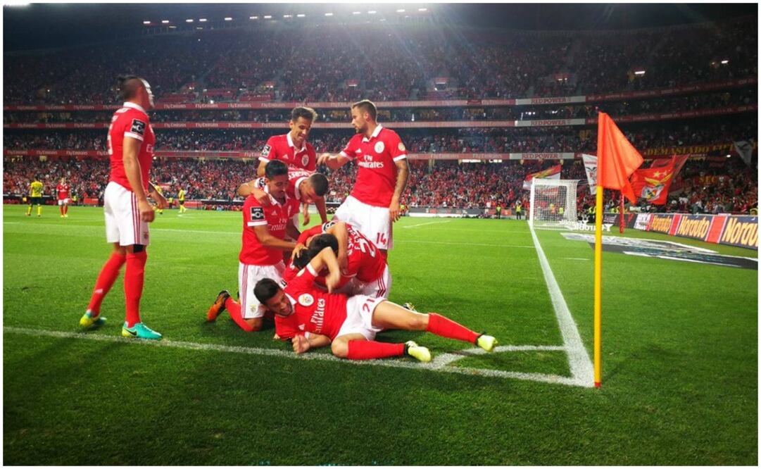 Twitter. Benfica venció contundente al Paços Ferreira