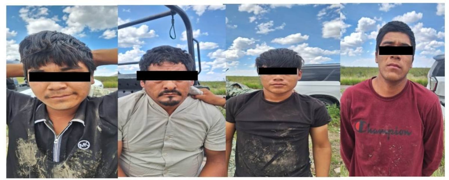 Ejército detiene a cuatro personas y asegura 12 armas de fuego, municiones y droga en Durango. Foto: Especial