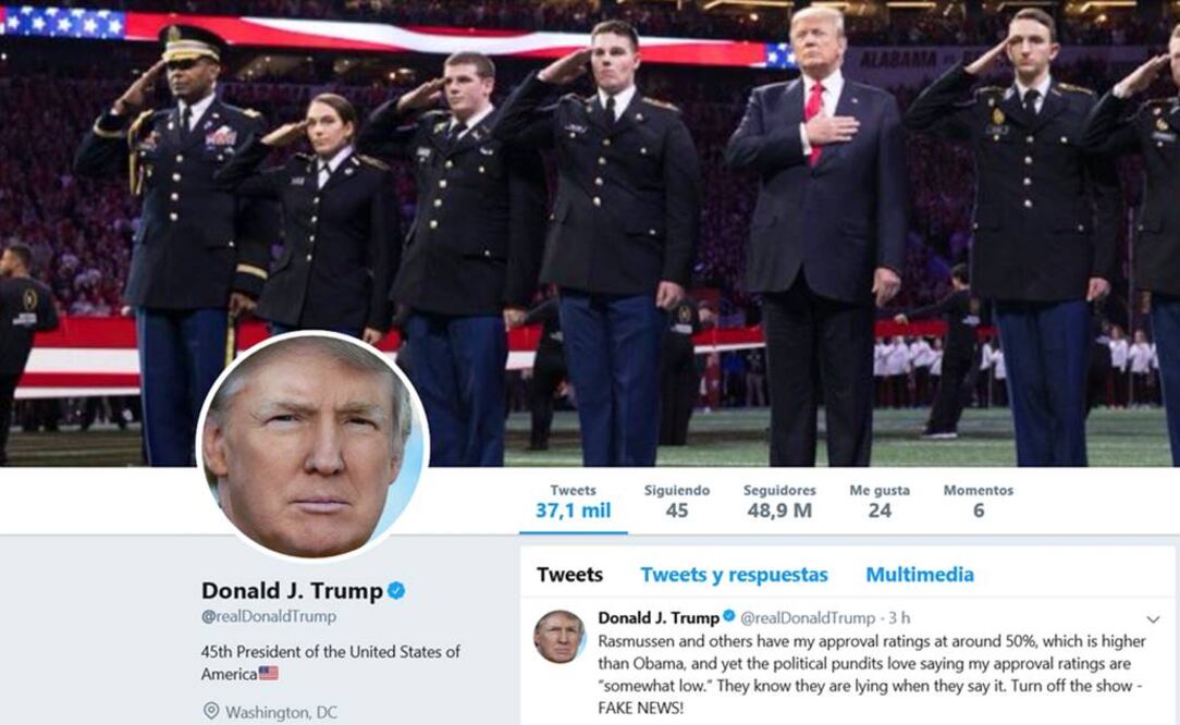 Según CNN, la búsqueda fue tan secreta que a Twitter se le prohibió decirle a Trump que se había obtenido una orden de registro para su cuenta. Foto: Captura de pantalla