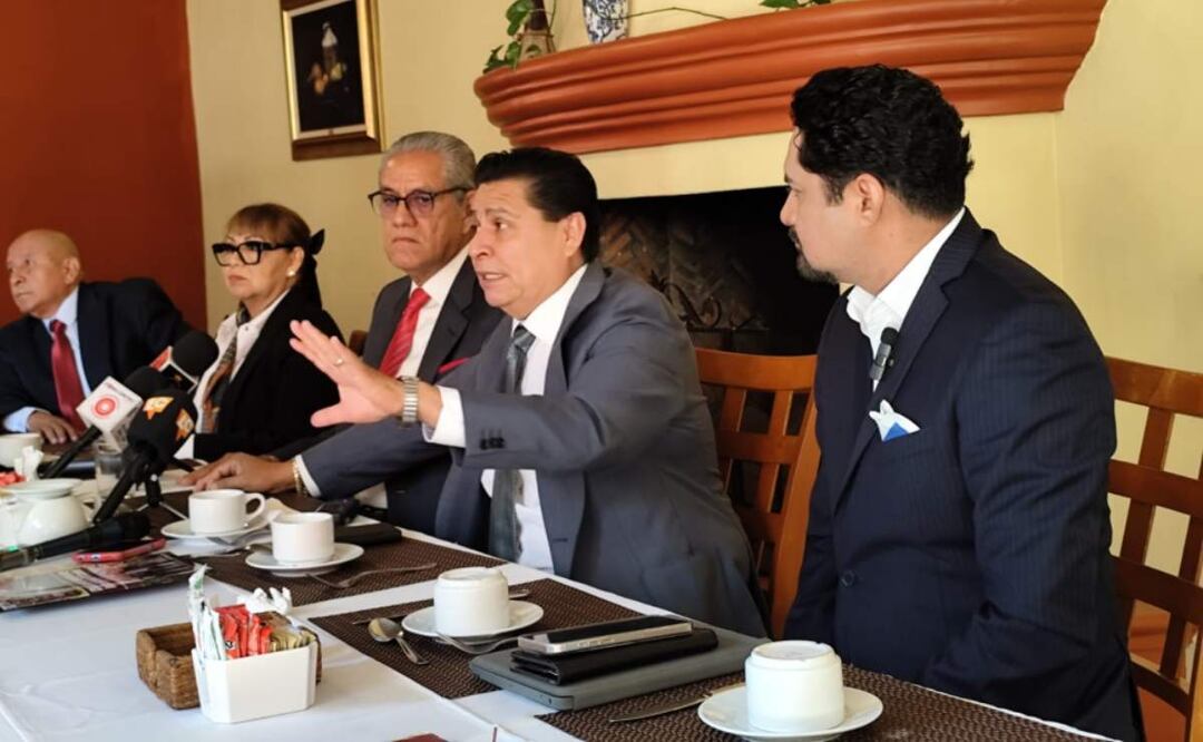 Abogados de Morelos pertenecientes a colegios y organizaciones de abogados, adheridos a la Unión de Juristas, analizan pedir juicio político contra Luis Jorge Gamboa Olea, magistrado presidente del Tribunal Superior de Justicia (28/01/2025). Foto: Especial