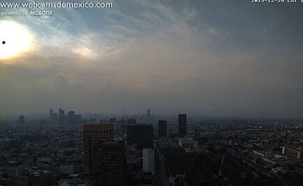 Reportan mala calidad del aire en el Valle de México