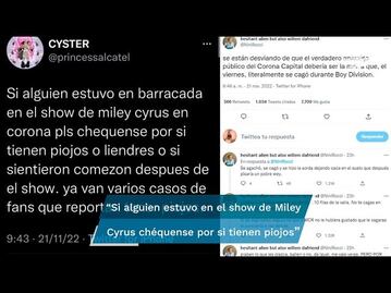 ¿Fuiste al Corona Capital? Revísate la cabeza, usuarios denuncian brote de piojos 