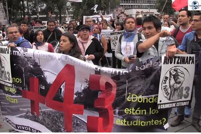 Así fue la marcha a un año de los 43 desaparecidos