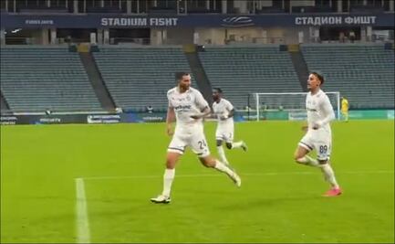 Así fue el primer gol de Luis Chávez en la liga de Rusia